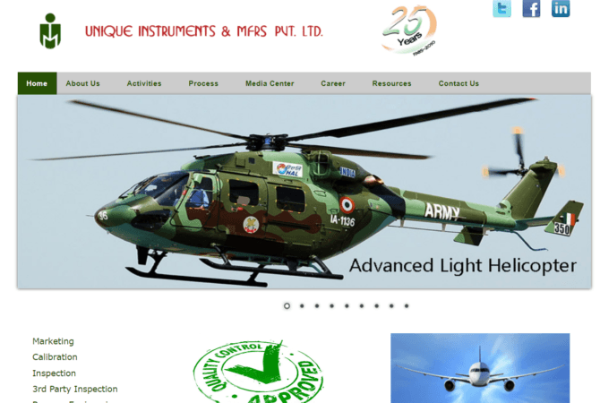 Unique Instruments & Mfrs . ltd - India